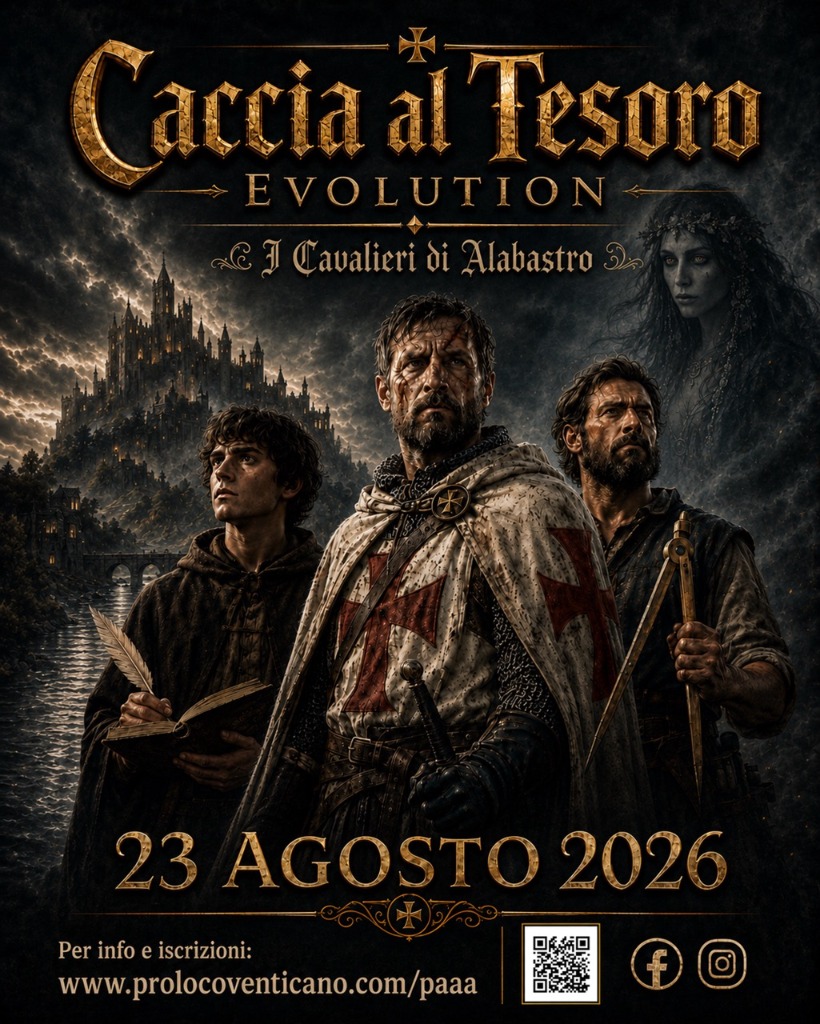Locandina CaTE 2026 I Cavalieri di Alabastro