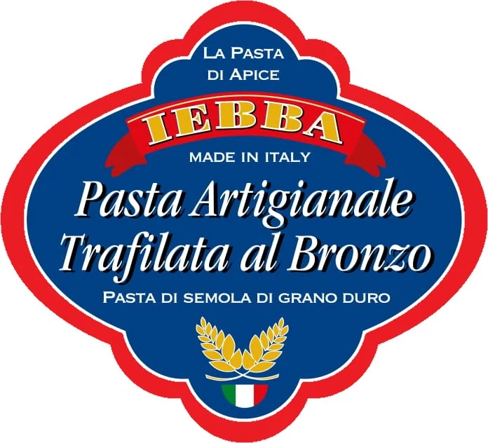Logo Iebra, pasta artigianale trafilata al bronzo